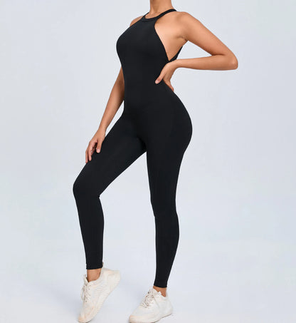2025 Women's Halter Sports Romper - Just Fit 