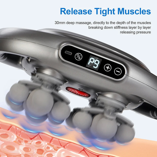 22-Head Fascia. High-Frequency Vibration Body Massage