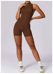 New V Back Scrunch Sports Jumpsuit Women