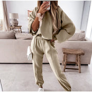 2025 Women's Hoodie Sports Top & Pants Tracksuit