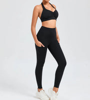 Women's Tracksuit Fitness Bra+High Waist Leggings