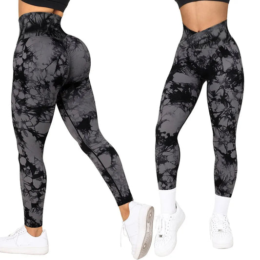 Woman’s Tie Dye Fitness Leggings - Just Fit 