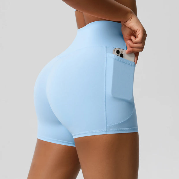 Women’s Sports Shorts With Pocket