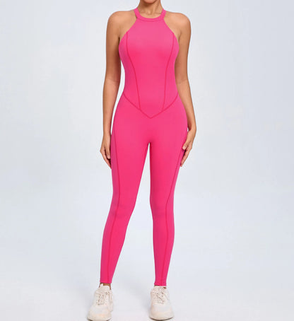 2025 Women's Halter Sports Romper - Just Fit 