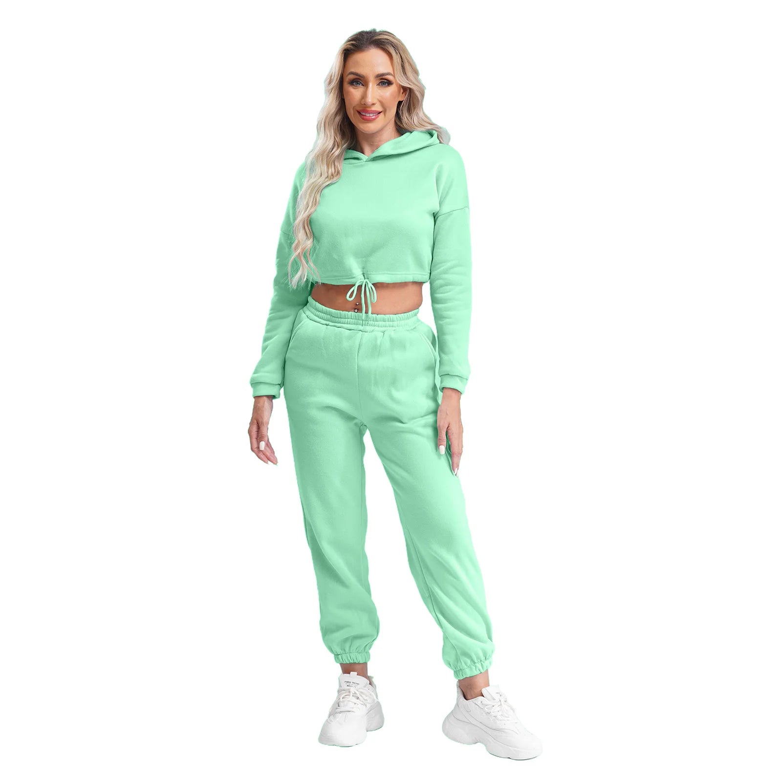 Womens Fleece-Lined Tracksuit - Just Fit 