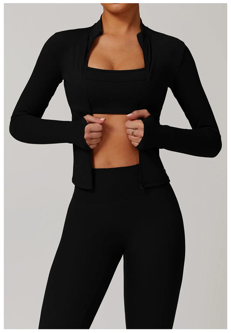 Long Sleeve Women’s Zip Jacket