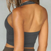 Women’s Tank Top Halter Crop Top