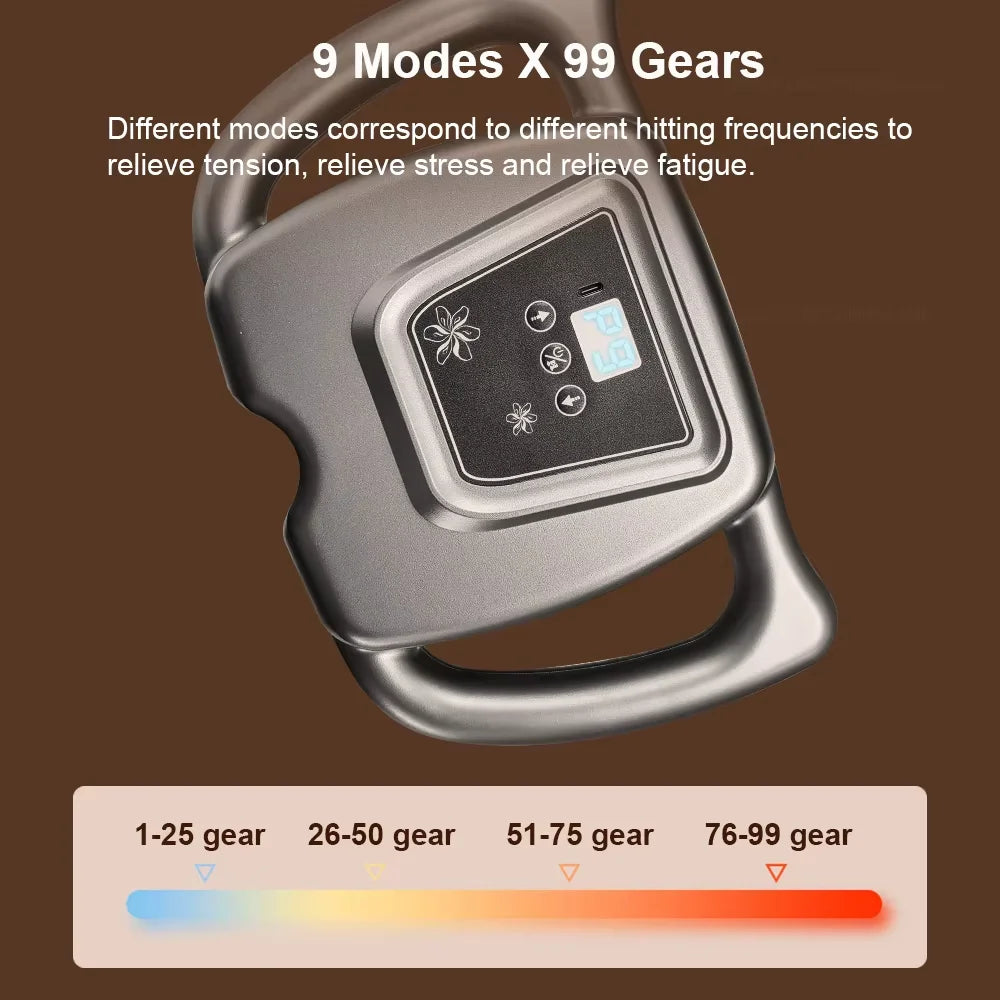 Fascia Muscle Massager Gun Sixteen-head High Frequency - Just Fit 