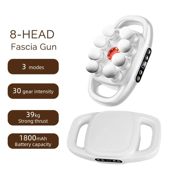 High-Power 16 Head Percussion Massager - 48kg Deep Tissue Relief