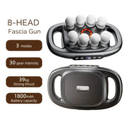 High-Power 16 Head Percussion Massager - 48kg Deep Tissue Relief