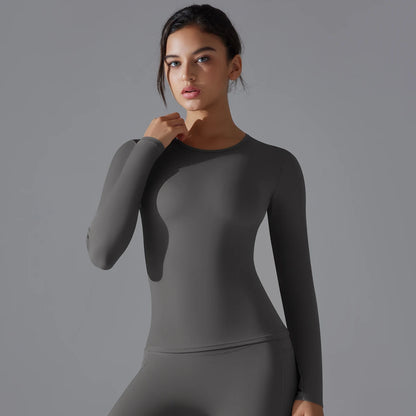 Women’s Long Sleeve Dry Fit Top - Just Fit 