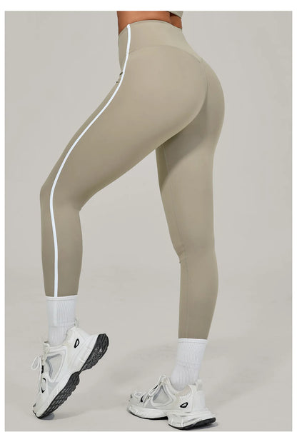 Women's Yoga Leggings - High Waist Push Up Fitness Pants - Just Fit 