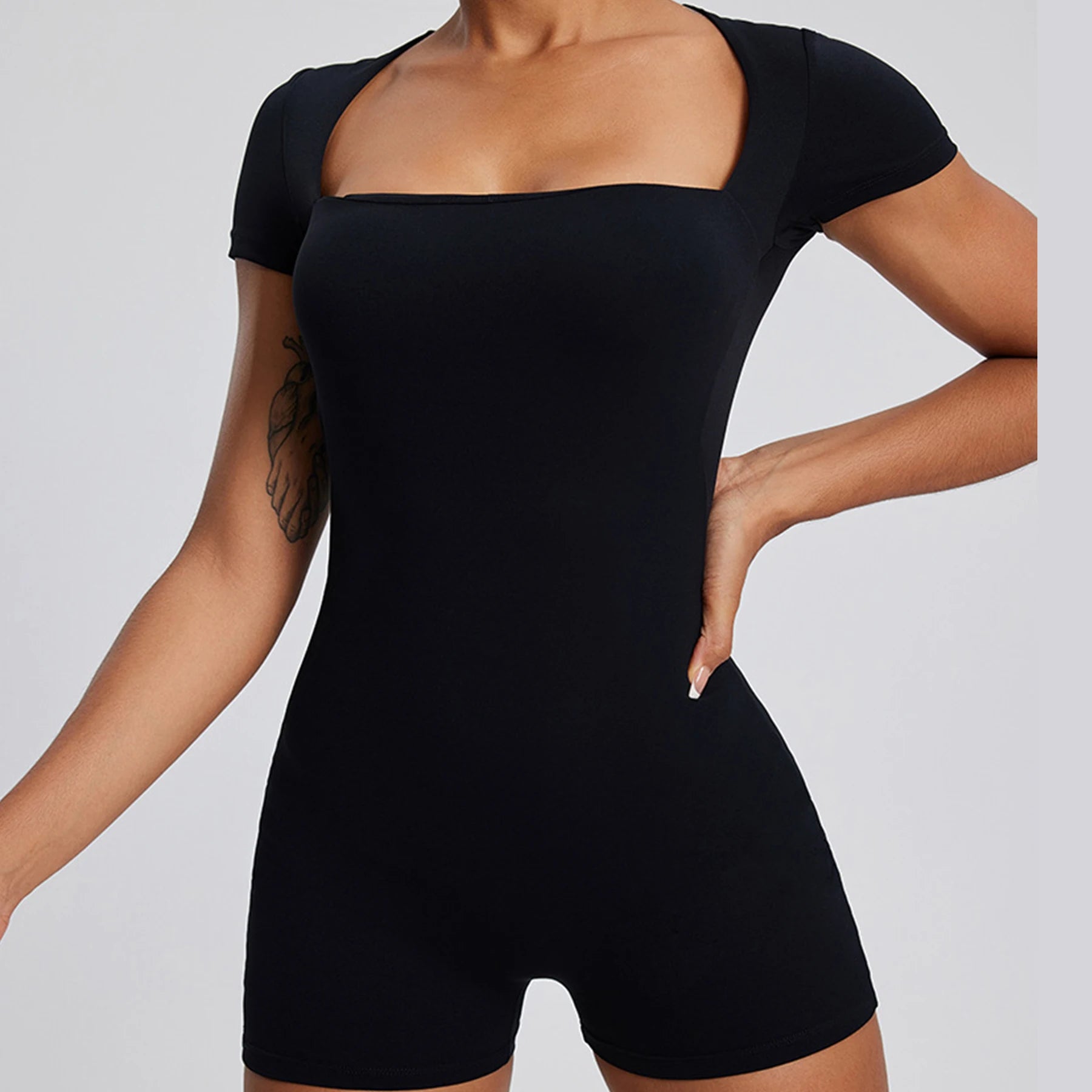 One-Piece Yoga Bodysuit - Just Fit 
