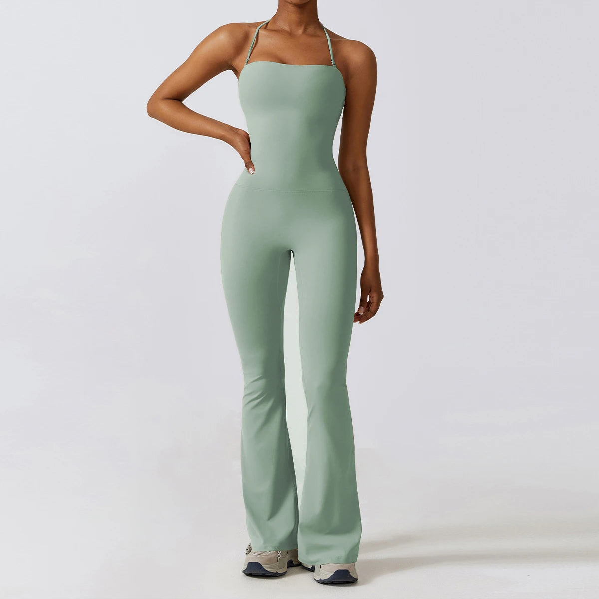 Women’s Sleeveless Yoga Jumpsuit - Just Fit 