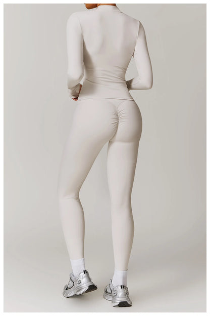 Long Sleeve Women’s Zip Jacket - Just Fit 