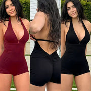Women's Backless Playsuit