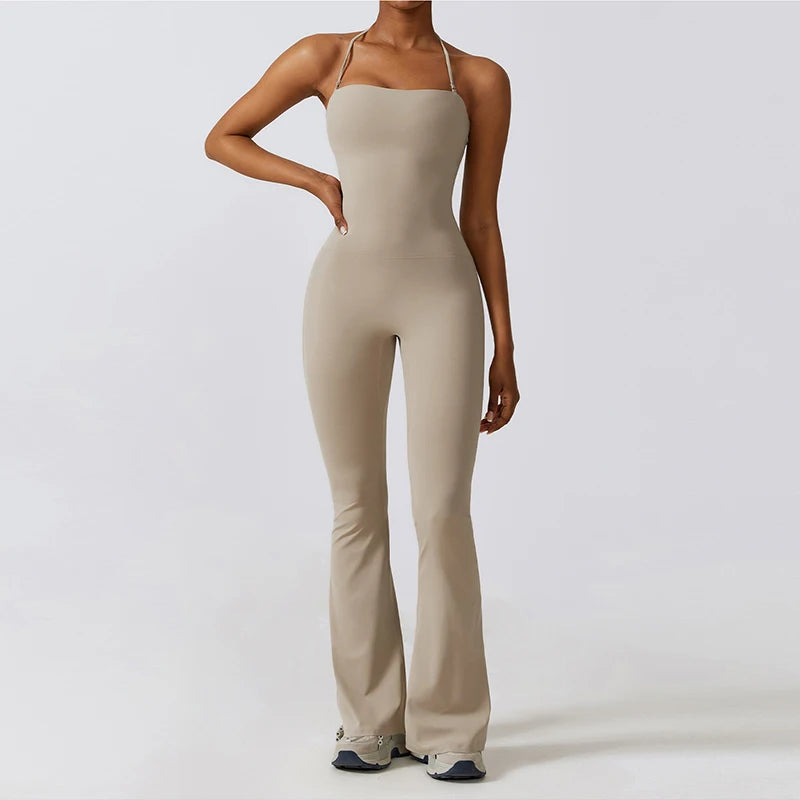 Women’s Sleeveless Yoga Jumpsuit - Just Fit 