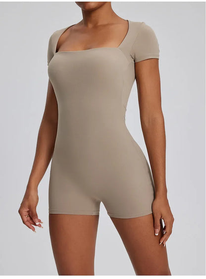 One-Piece Yoga Bodysuit - Just Fit 