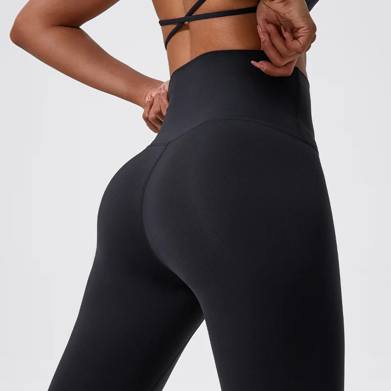 High Waist Butt Lift Leggings - Seamless Yoga Pants for Women - Just Fit 
