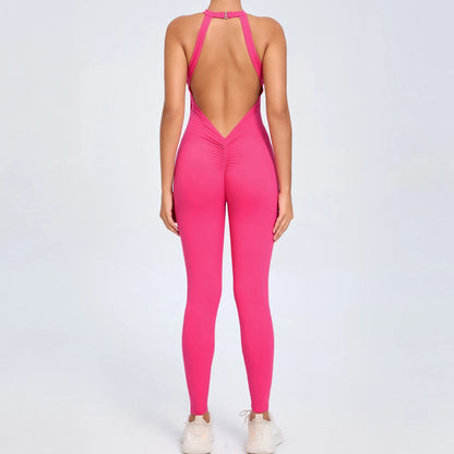 2025 Women's Halter Sports Romper - Just Fit 