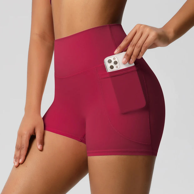 Women’s Sports Shorts With Pocket