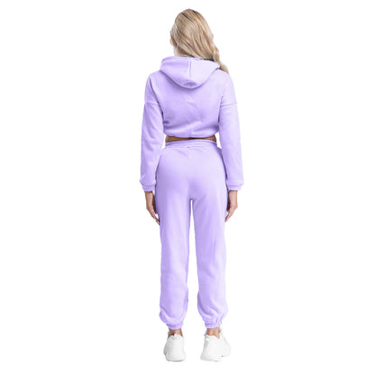 Womens Fleece-Lined Tracksuit - Just Fit 