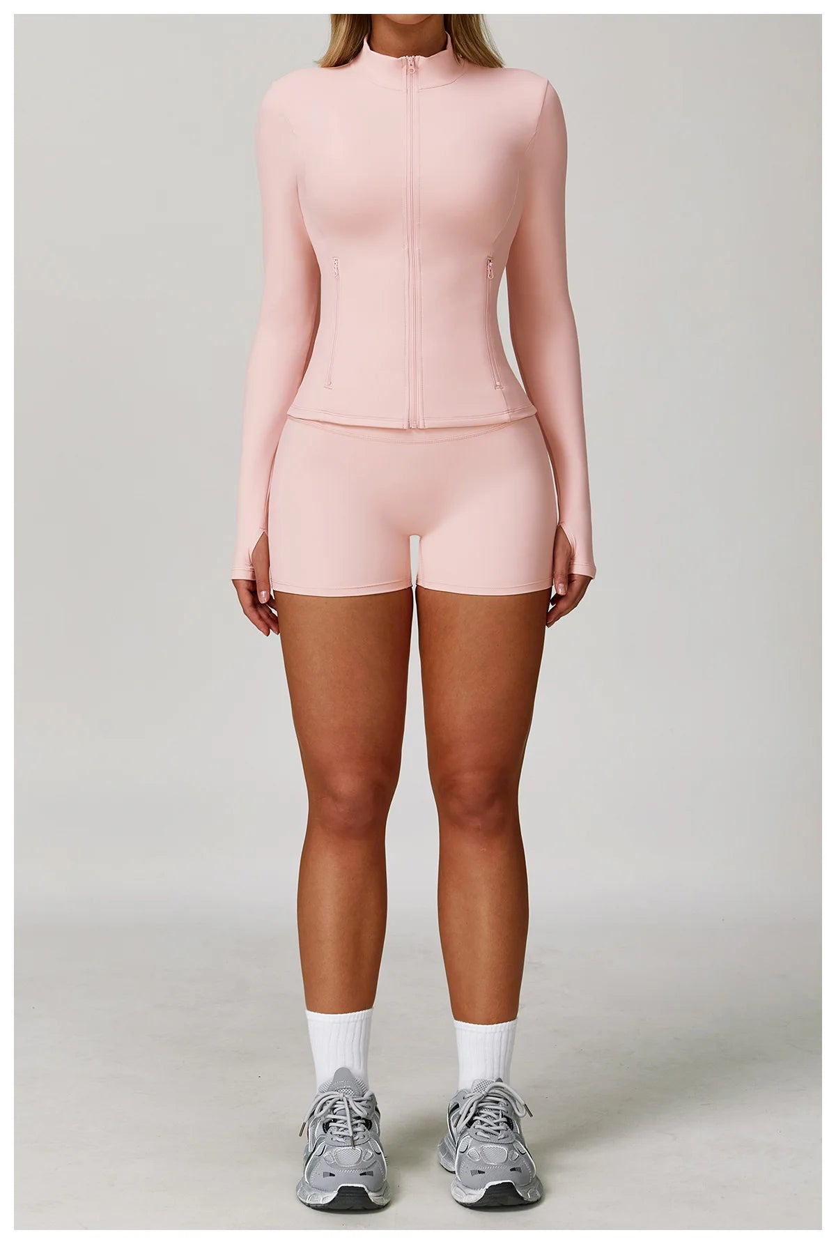 Long Sleeve Women’s Zip Jacket - Just Fit 