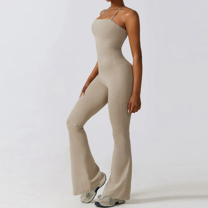 Women’s Sleeveless Yoga Jumpsuit - Just Fit 