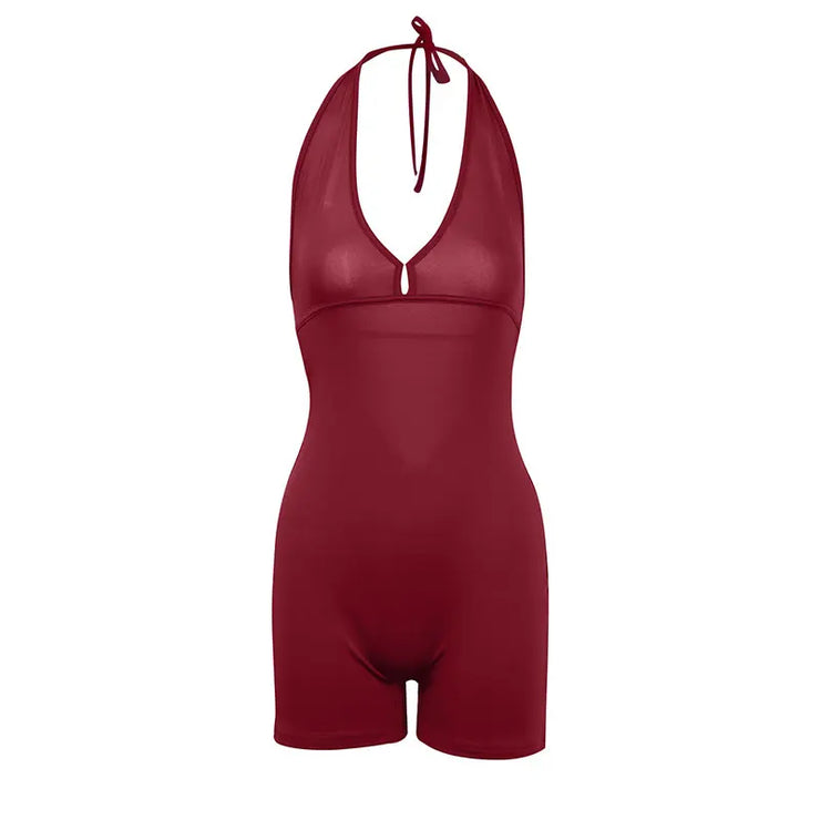 Women's Backless Playsuit