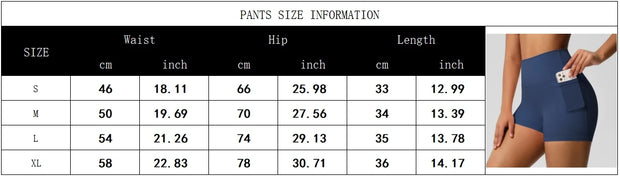Women’s Sports Shorts With Pocket