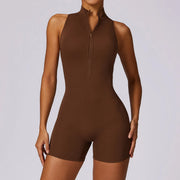 New V Back Scrunch Sports Jumpsuit Women