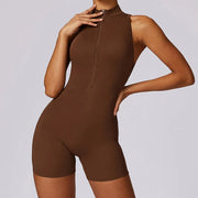 New V Back Scrunch Sports Jumpsuit Women