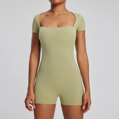 One-Piece Yoga Bodysuit - Just Fit 
