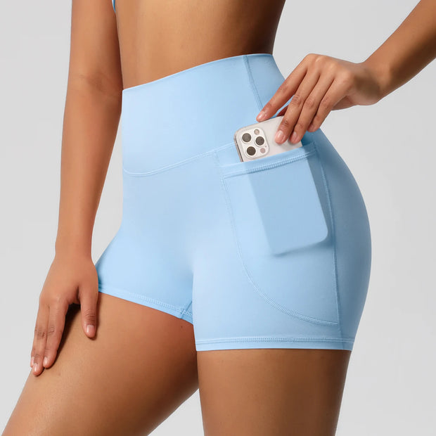 Women’s Sports Shorts With Pocket