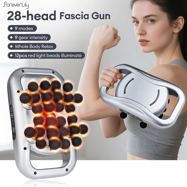 22-Head Fascia. High-Frequency Vibration Body Massage