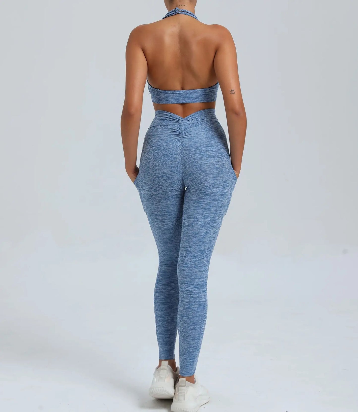 Women's Fitness Bra+High Waist Leggings Set - Just Fit 