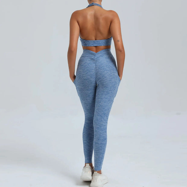 Women's Tracksuit Fitness Bra+High Waist Leggings