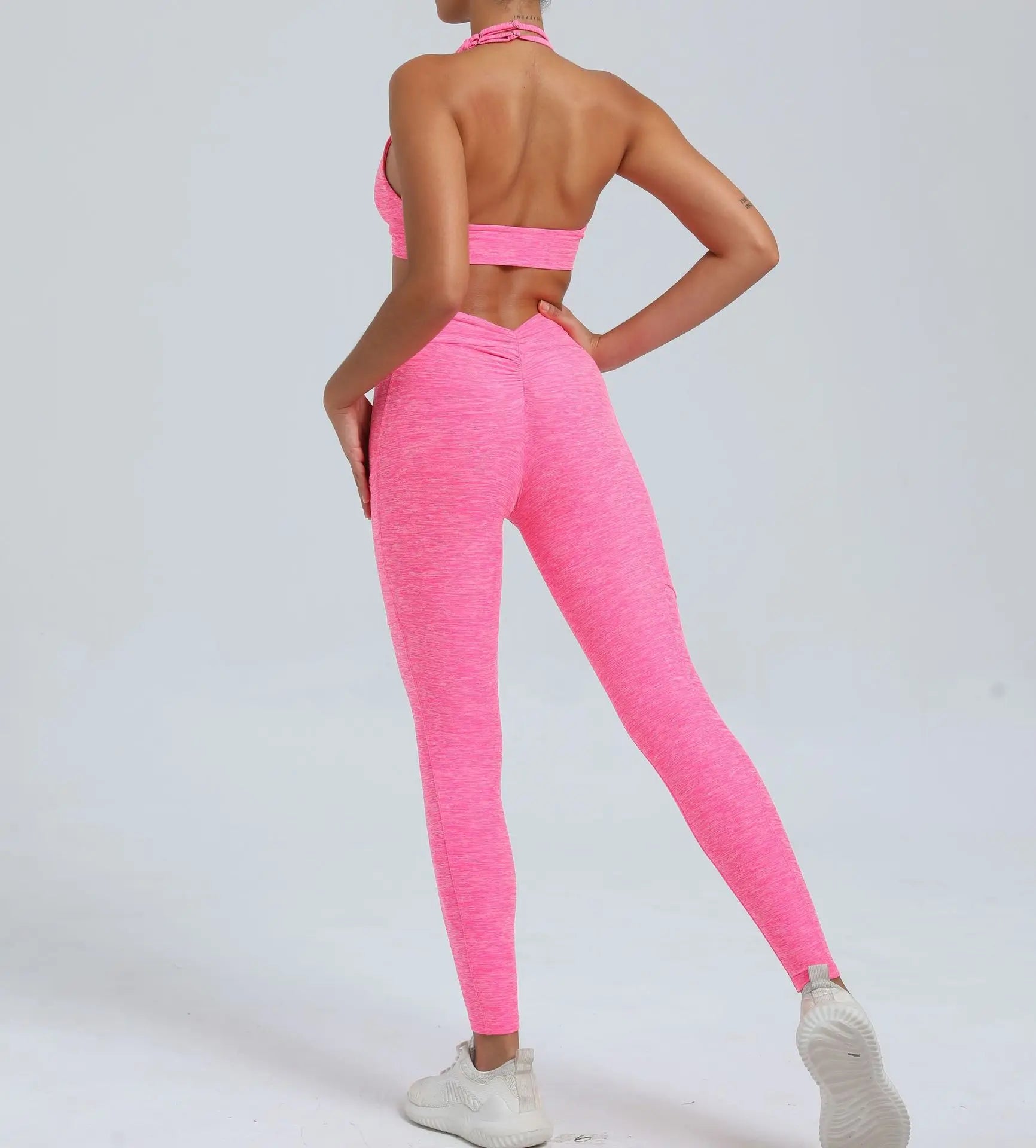 Women's Fitness Bra+High Waist Leggings Set - Just Fit 