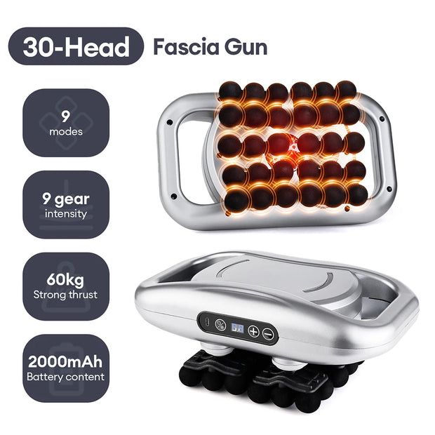 22-Head Fascia. High-Frequency Vibration Body Massage