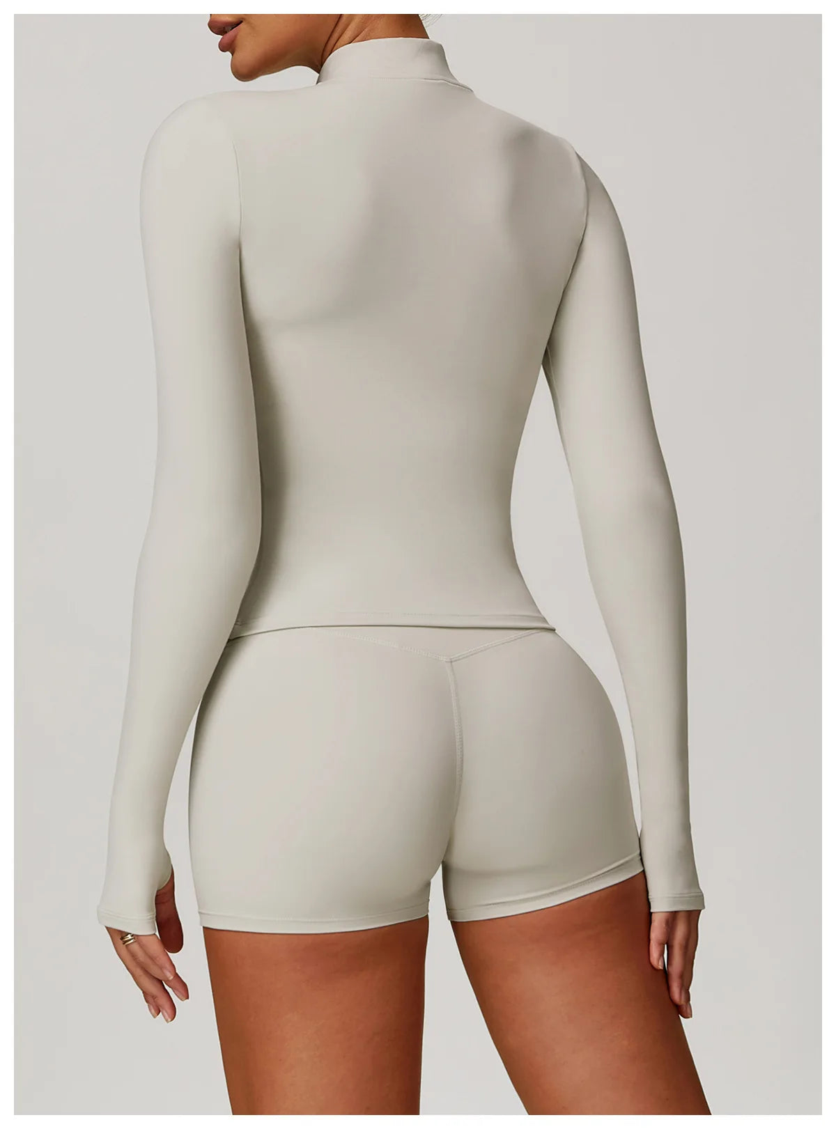 Long Sleeve Women’s Zip Jacket - Just Fit 