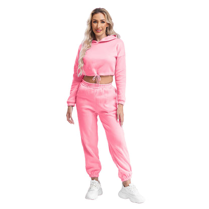 Womens Fleece-Lined Tracksuit - Just Fit 