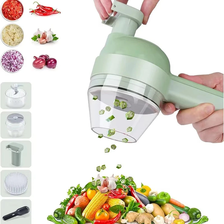 Portable Electric Vegetable Chopper Rechargeable