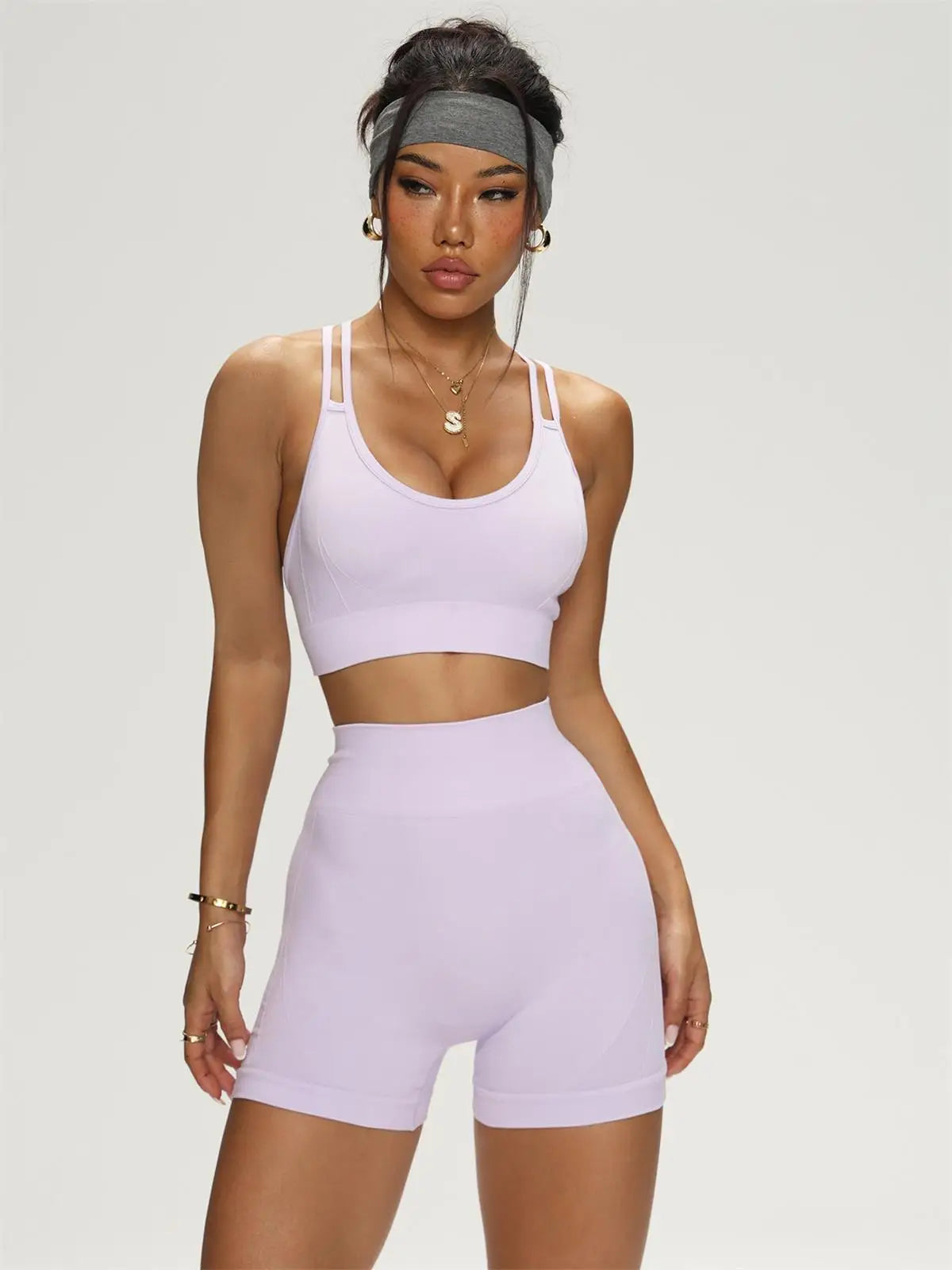 Women's Bra Top And Shorts - Just Fit 