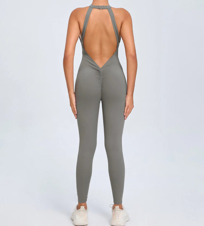 2025 Women's Halter Sports Romper - Just Fit 