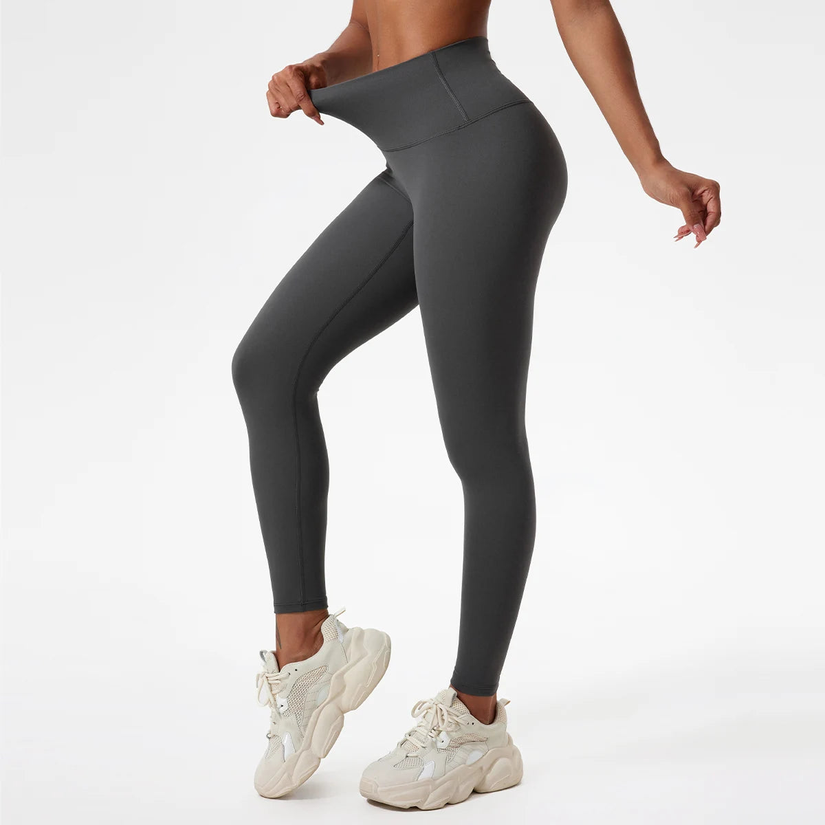 High Waist Butt Lift Leggings - Seamless Yoga Pants for Women - Just Fit 