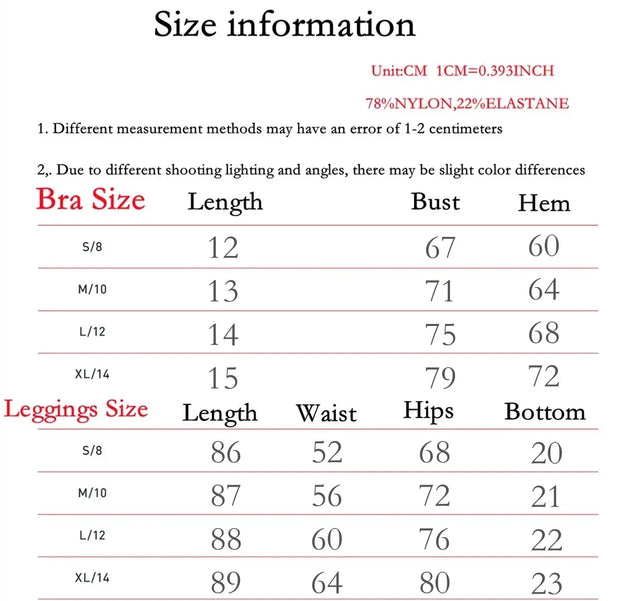 Women's Yoga Set Sports Bra & Leggings