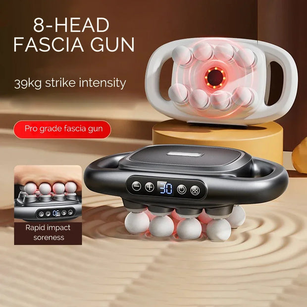 High-Power 16 Head Percussion Massager - 48kg Deep Tissue Relief