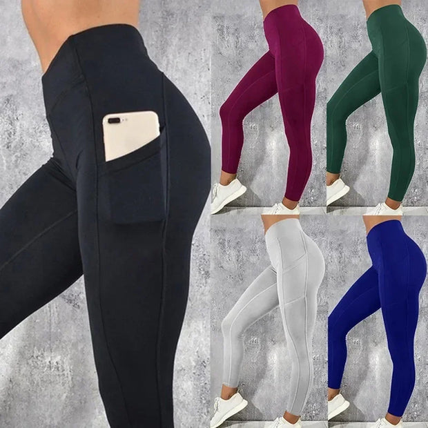 Women’s Leggings High Waist with Pocket Butt Liftting