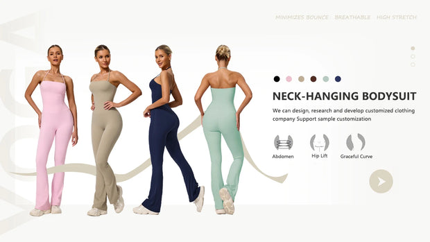 Women’s Sleeveless Yoga Jumpsuit