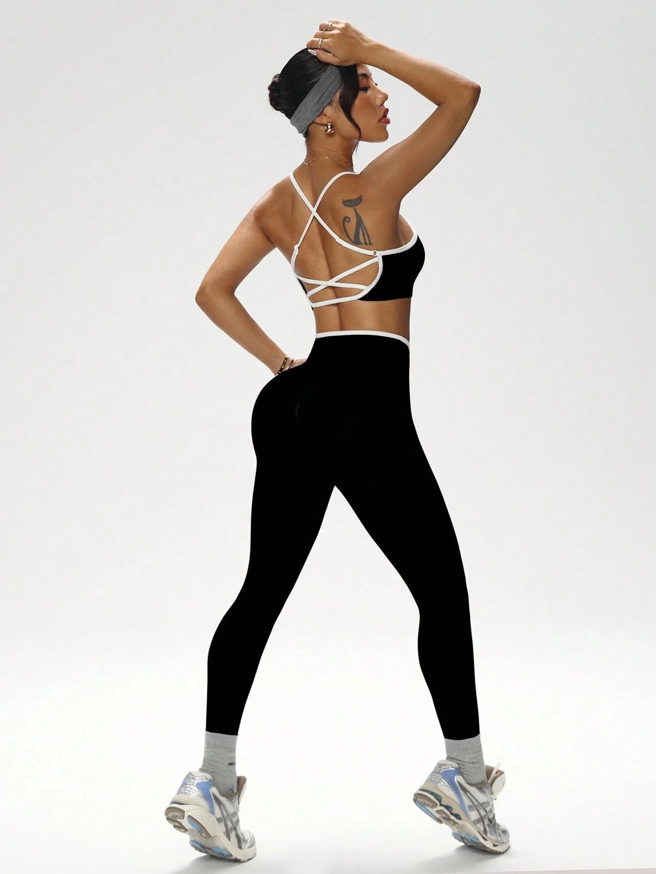 Women's Cross Back Top & Leggings - Just Fit 